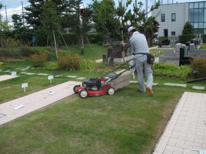 芝刈りの季節です